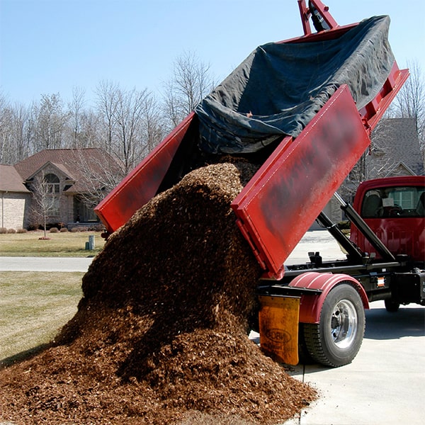 we offer various types of mulch for delivery, including cedar, pine, and hardwood mulch delivery options